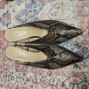 Zara snake heels